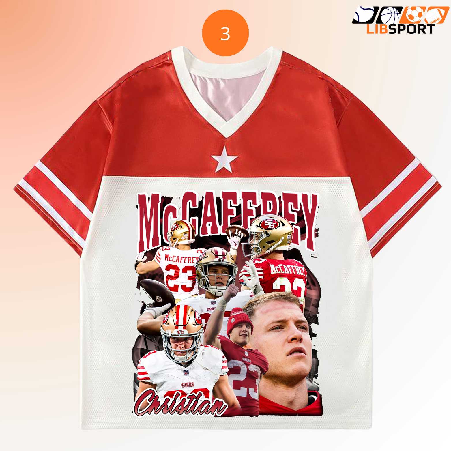 Christian Mccaffrey Jersey, San Francisco 49ers Nfl Shirt, Unisex Tee